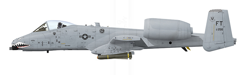A-10C Thunderbolt II 80-0256 75thFS TigerSharks